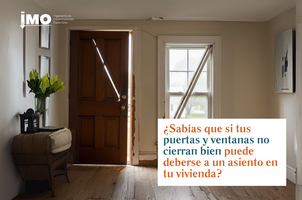 ¿Sabías que si tus puertas y ventanas no cierran bien puede deberse a un asiento en tu vivienda?