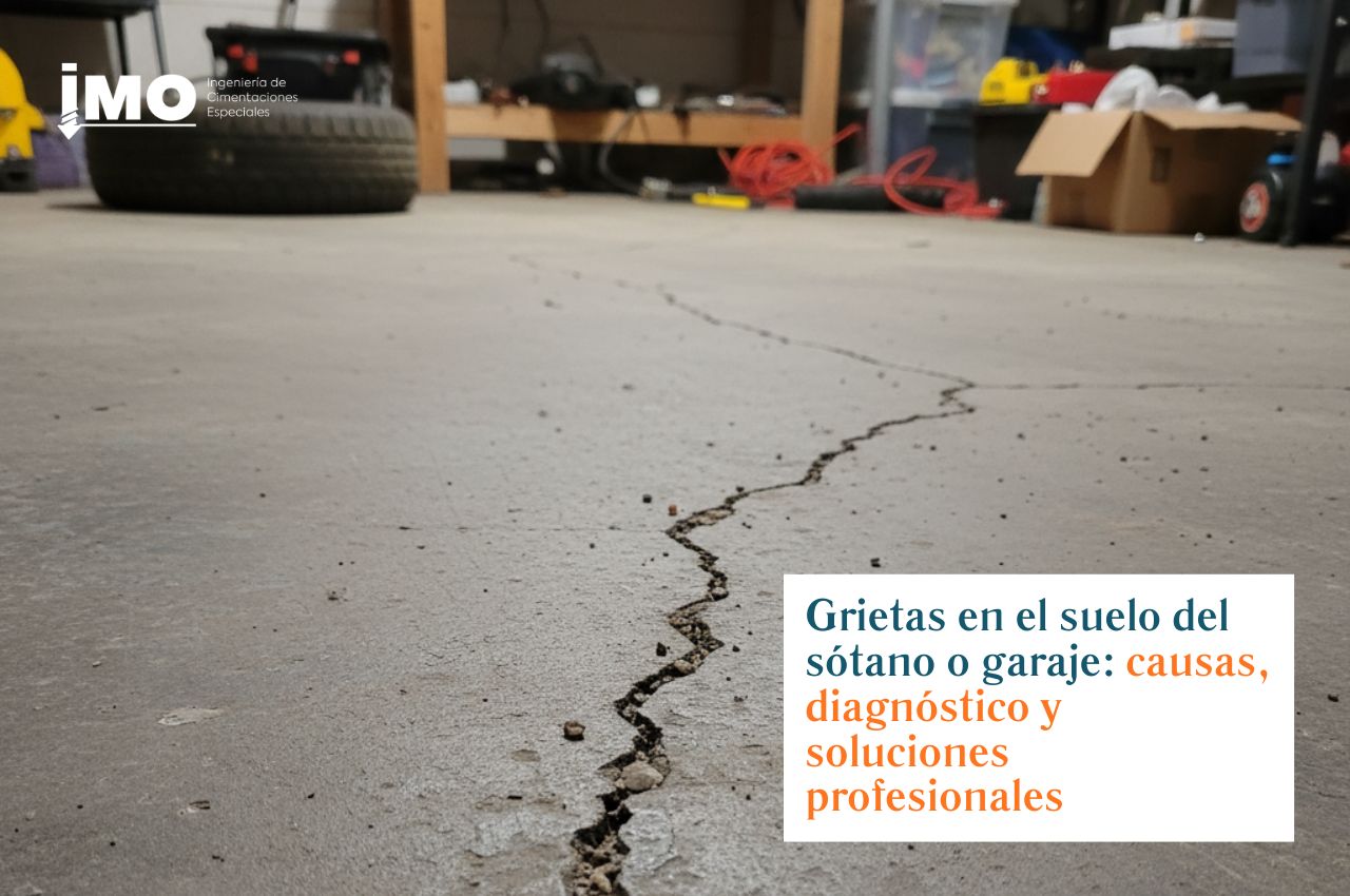 Grietas en el suelo del sótano o garaje: causas, diagnóstico y soluciones profesionales